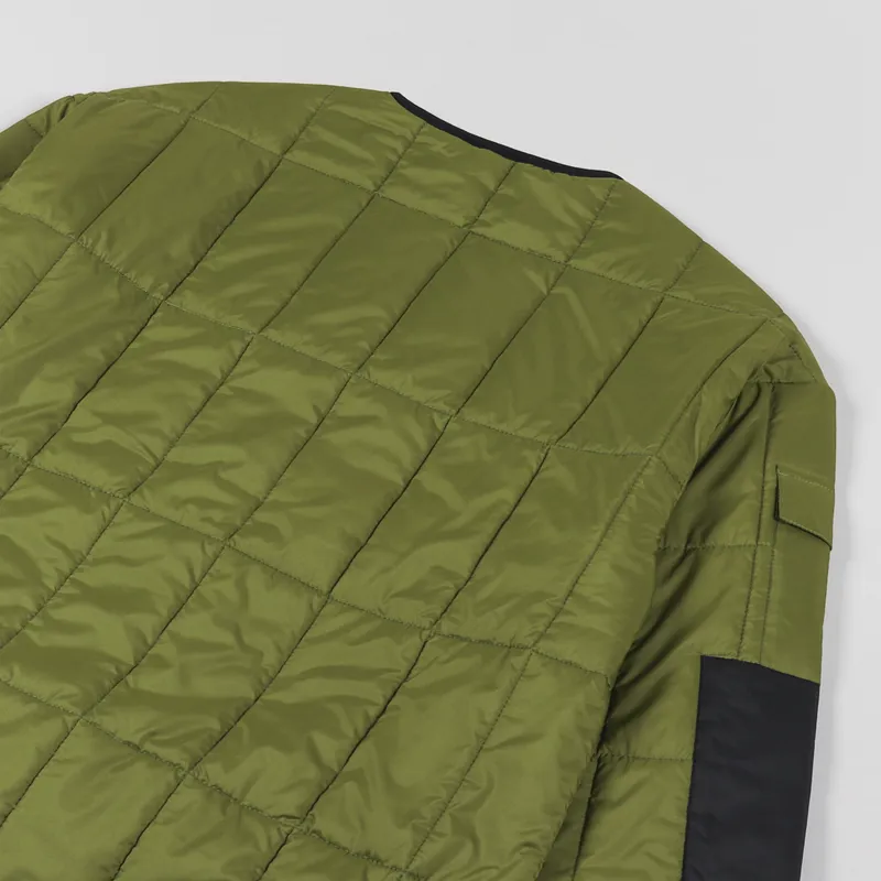 Carrier Goods Quilted Crew Mustard-3