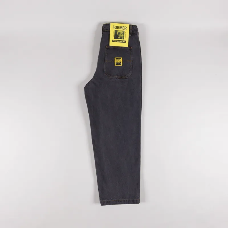 FORMER Reynolds Denim Pants Washed Black-1