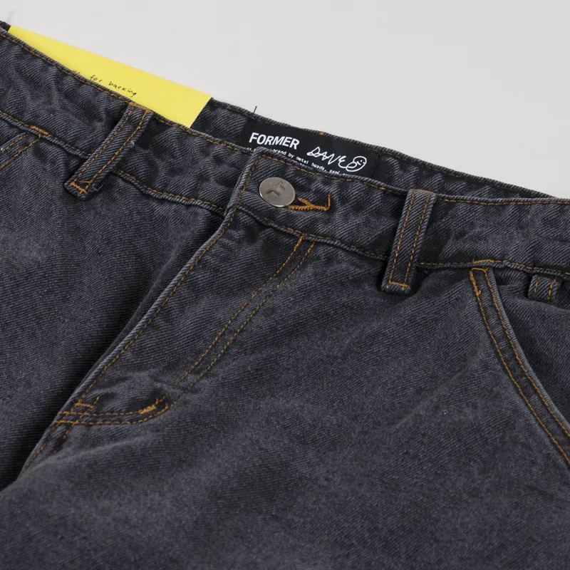 FORMER Reynolds Denim Pants Washed Black-9