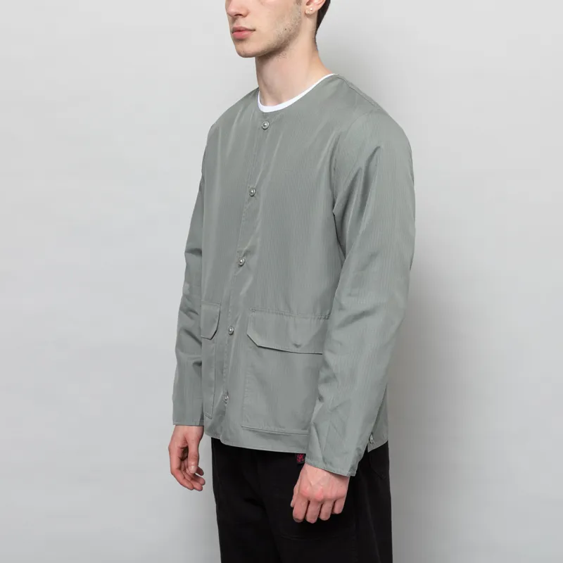 Taion Reversible Military Cardigan Jacket Sage Green-1