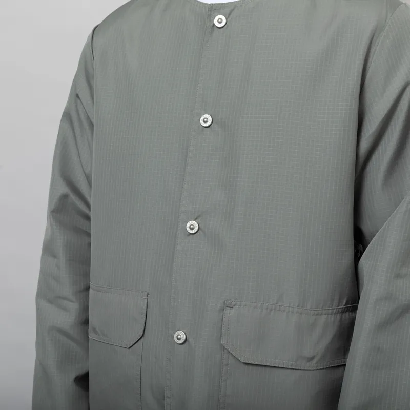 Taion Reversible Military Cardigan Jacket Sage Green-11