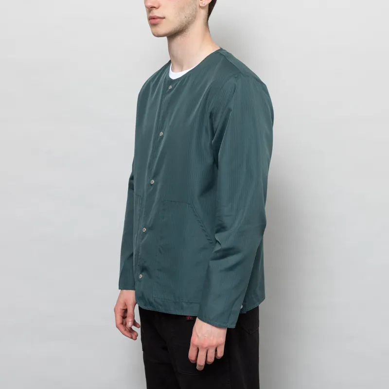 Taion Reversible Military Cardigan Jacket Sage Green-5