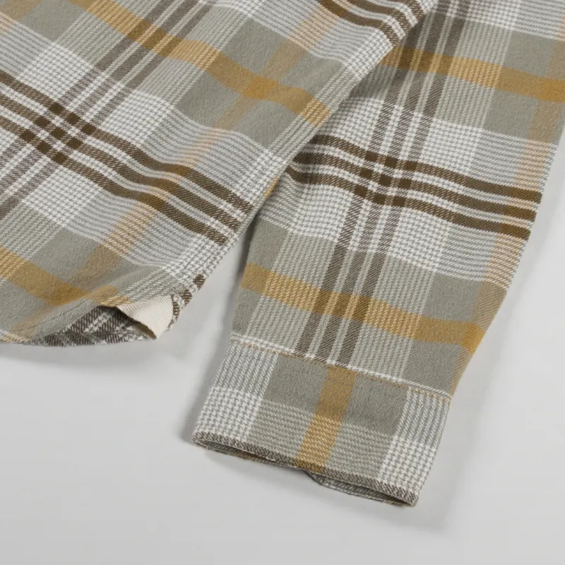 Pendleton Burnside Shirt Tan Brown Grey Plaid-8
