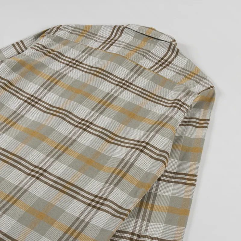 Pendleton Burnside Shirt Tan Brown Grey Plaid-3