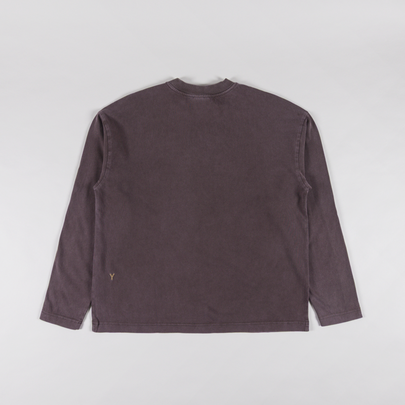 CANDICE Racer Long Sleeve T Shirt Brown Red-1