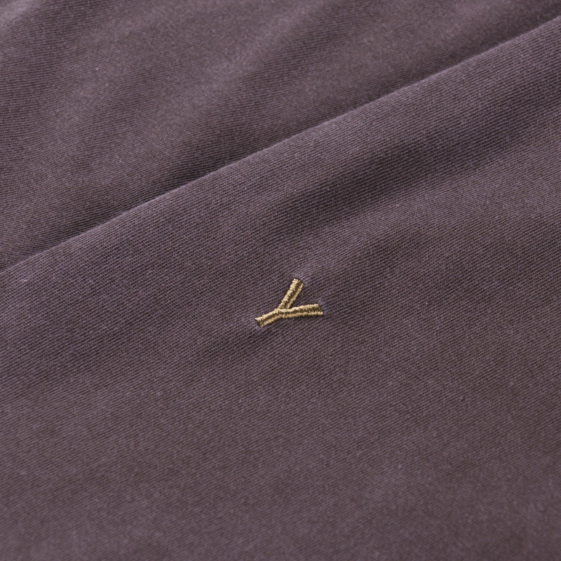 CANDICE Racer Long Sleeve T Shirt Brown Red-6