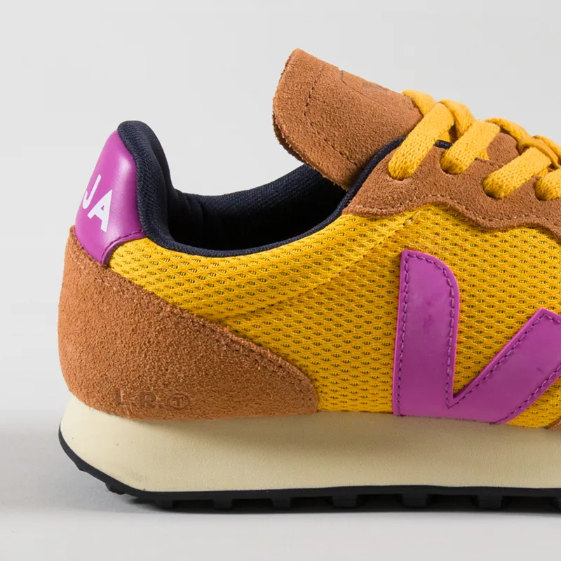 Veja Womens Rio Branco Alveomesh Shoes Ouro Ultraviolet-4