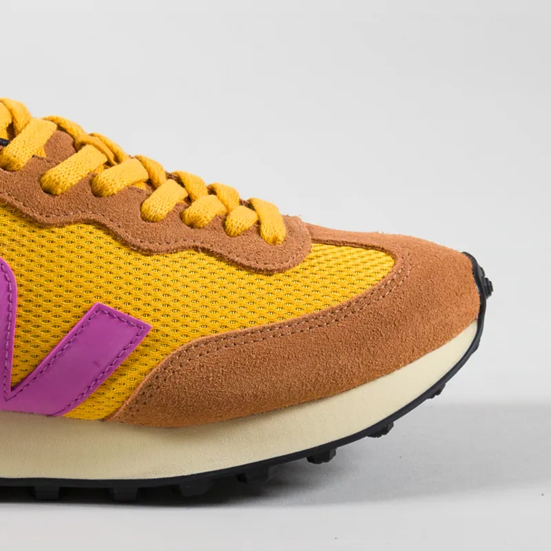 Veja Womens Rio Branco Alveomesh Shoes Ouro Ultraviolet-5