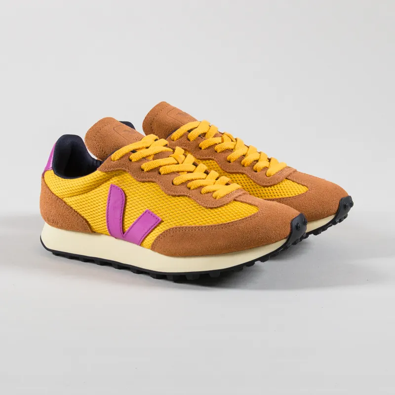 Veja Womens Rio Branco Alveomesh Shoes Ouro Ultraviolet