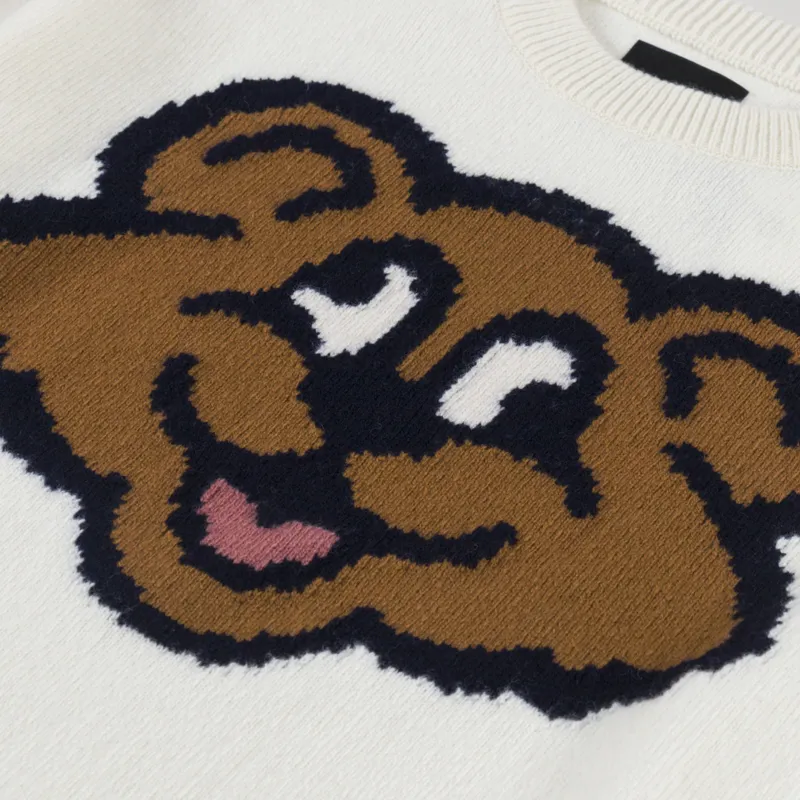 Howlin' Womens Real Big Shaggy Bear Jumper Ecru-4