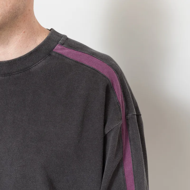 CANDICE Racer Long Sleeve T Shirt Black-4