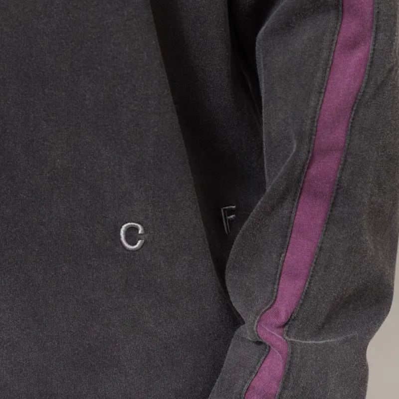 CANDICE Racer Long Sleeve T Shirt Black-5