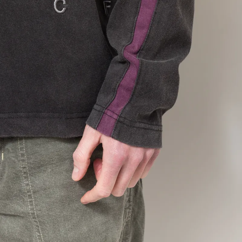 CANDICE Racer Long Sleeve T Shirt Black-6