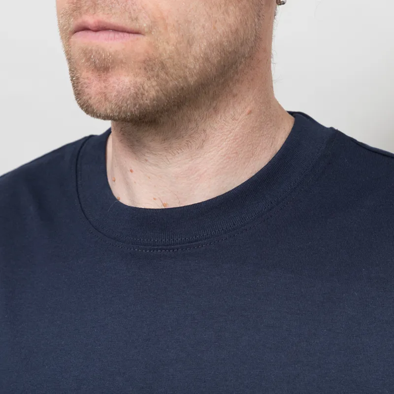 Cafe Mountain Refuge T Shirt Navy-3