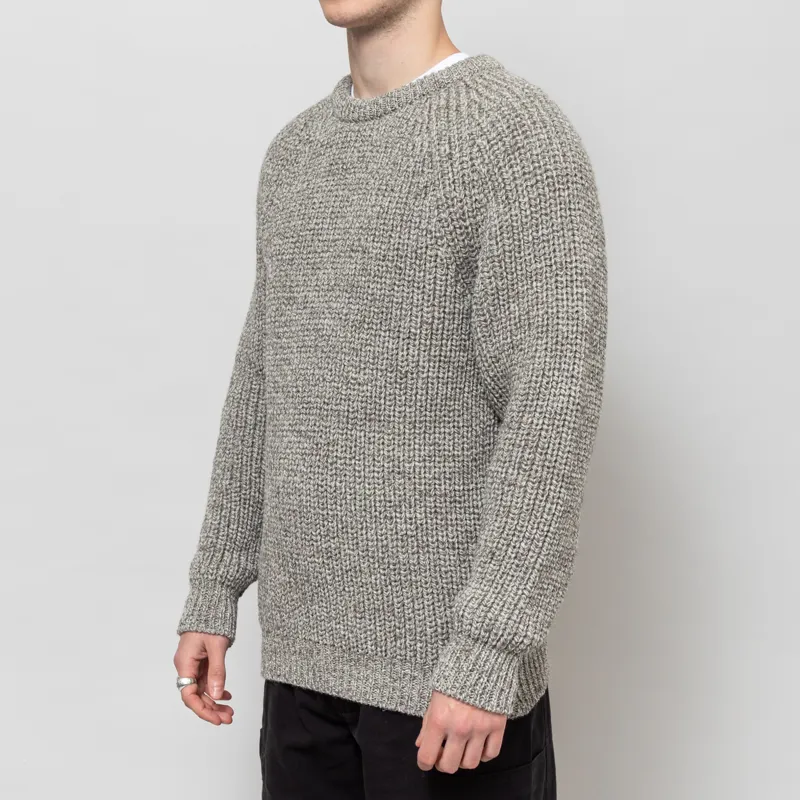 Cafe Mountain Holmes Raglan Wool Knit Natural-1