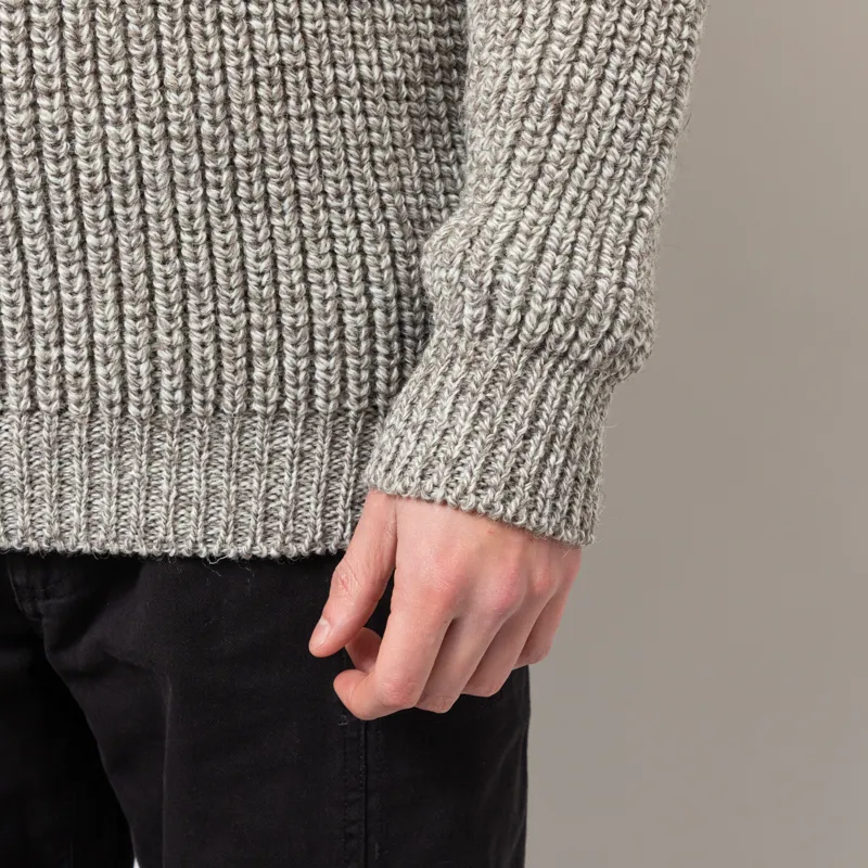 Cafe Mountain Holmes Raglan Wool Knit Natural-7