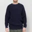 Cafe Mountain Holmes Raglan Wool Knit Deep Navy