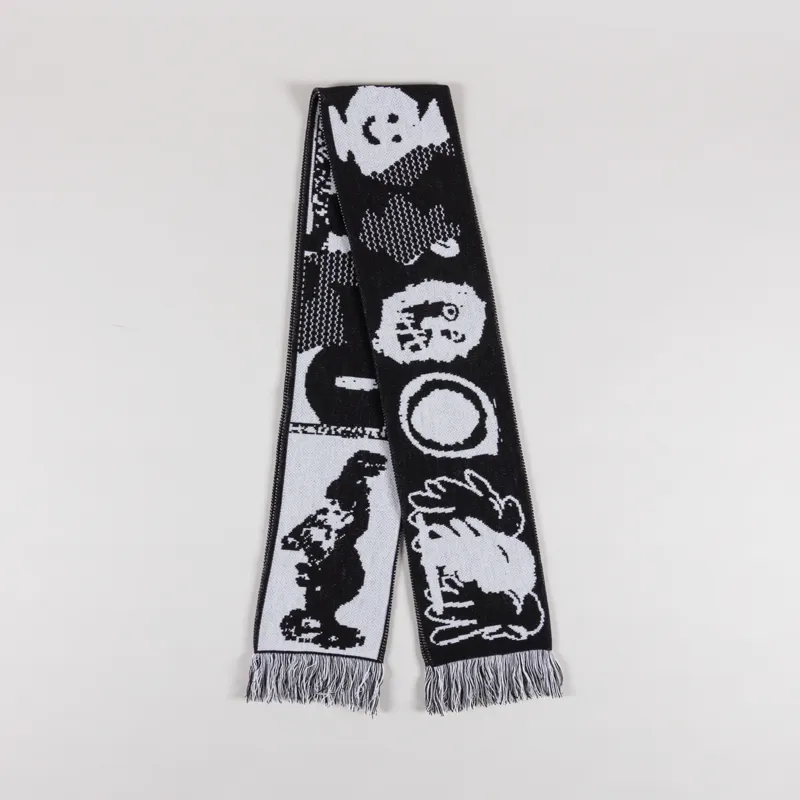 SCRT Ritual Scarf Black White-1