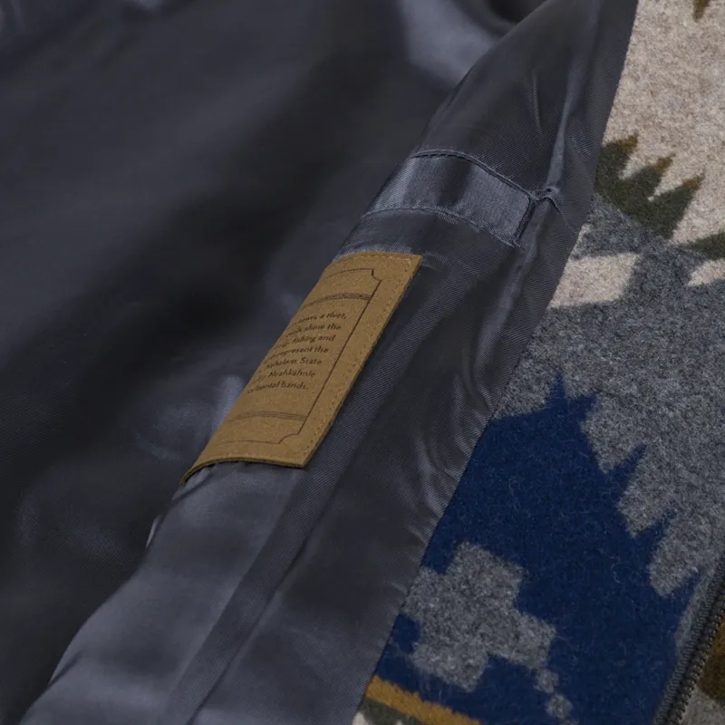 Pendleton Colton Wool Coat Grey Nehalem-8