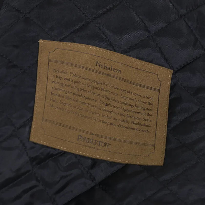 Pendleton Colton Quilted Wool Vest Grey Nehalem-8