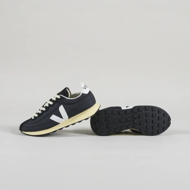 Veja Womens Belem Shoes Nolyn Black White-3