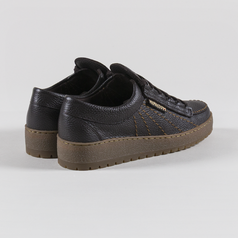 Mephisto Rainbow Oregon Shoes Dark Brown-1