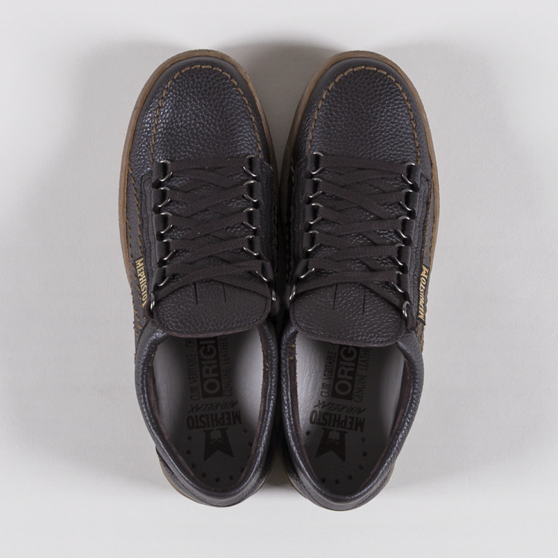 Mephisto Rainbow Oregon Shoes Dark Brown-6