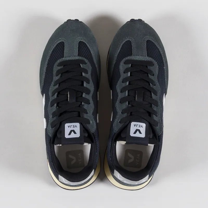 Veja Womens Rio Branco II Alveomesh Shoes Black White-6