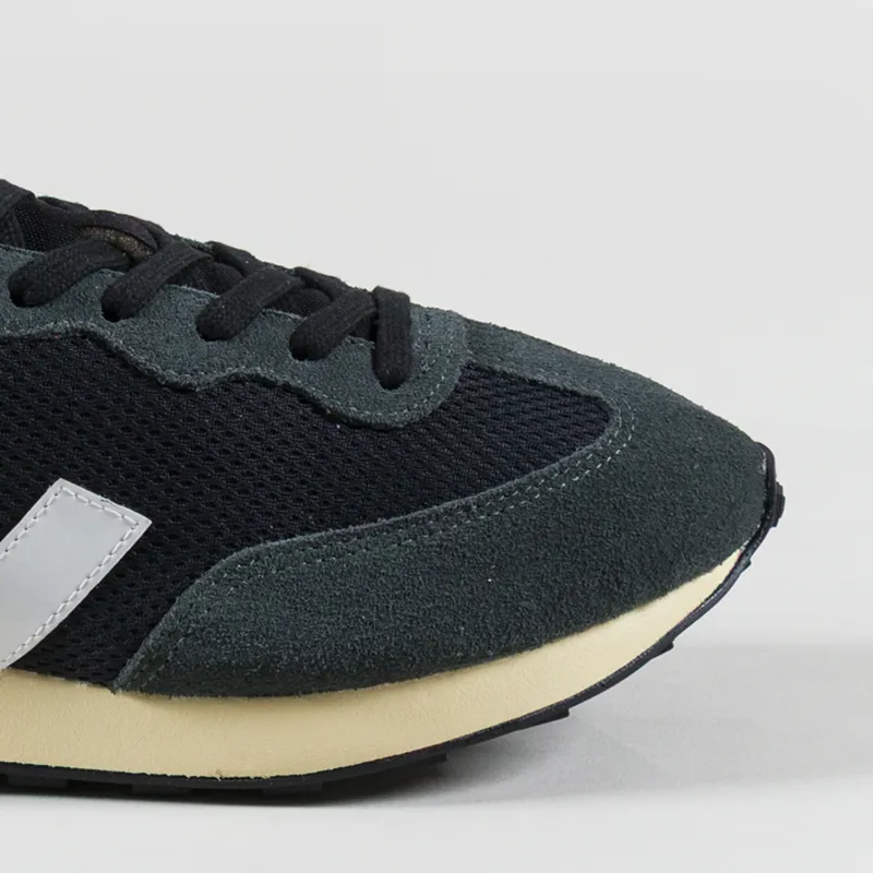 Veja Rio Branco II Alveomesh Shoes Black White-5