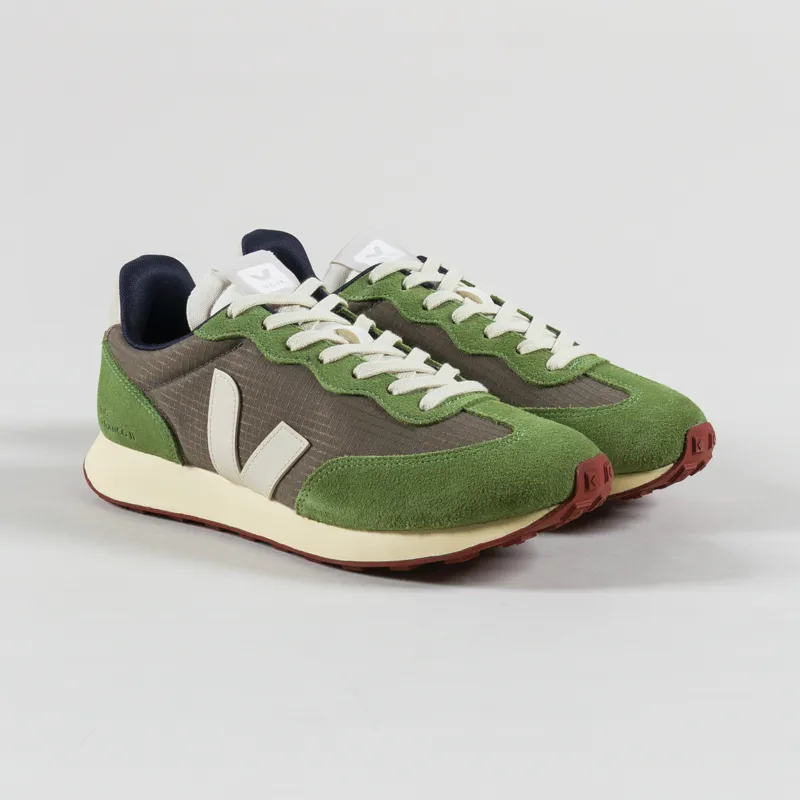 靴 VEJA Rio Branco RIPSTOP Veja Mens Rio Branco II Ripstop Shoes Trainers Khaki Pierre