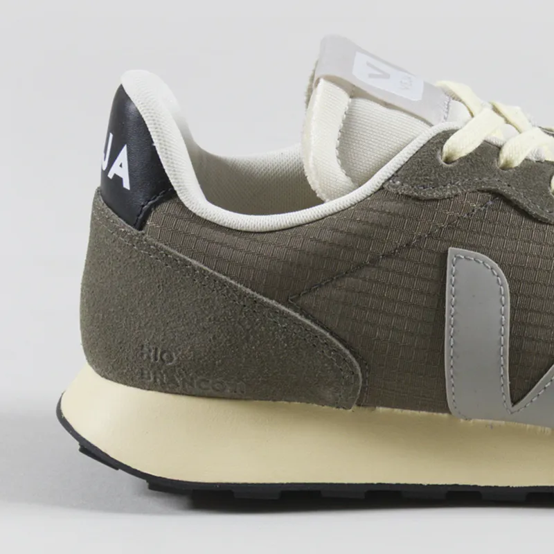 Veja Rio Branco II Ripstop Shoes Khaki Oxford Grey Black-4