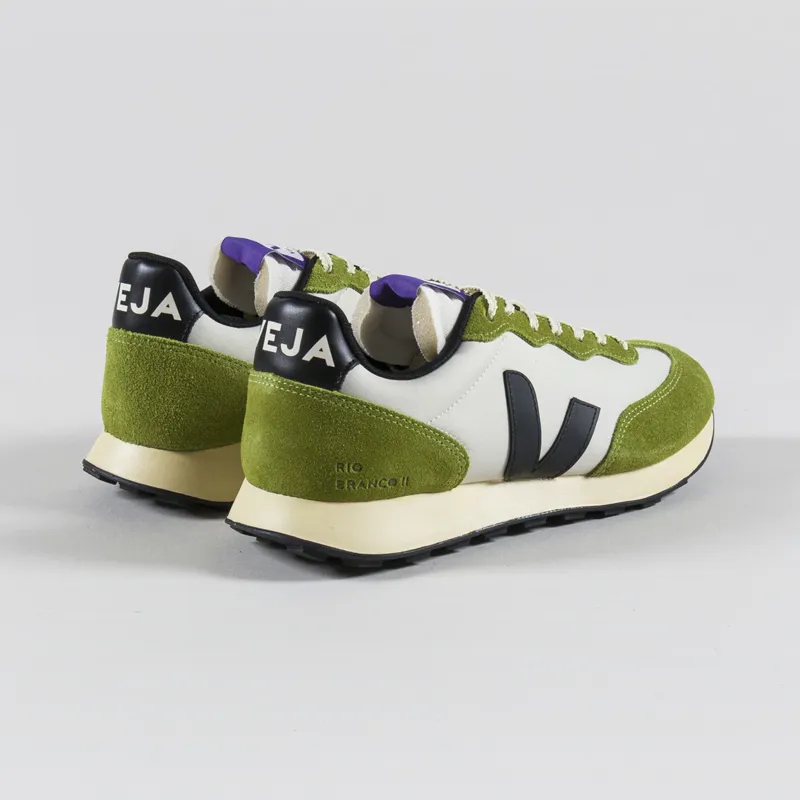 Veja Womens Rio Branco II Nolyn Shoes Natural Black Detox-1