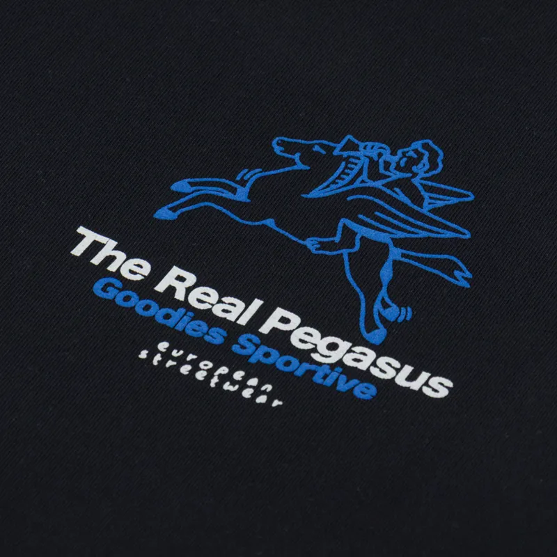 Goodies Sportive Real Pegasus T Shirt Black-5