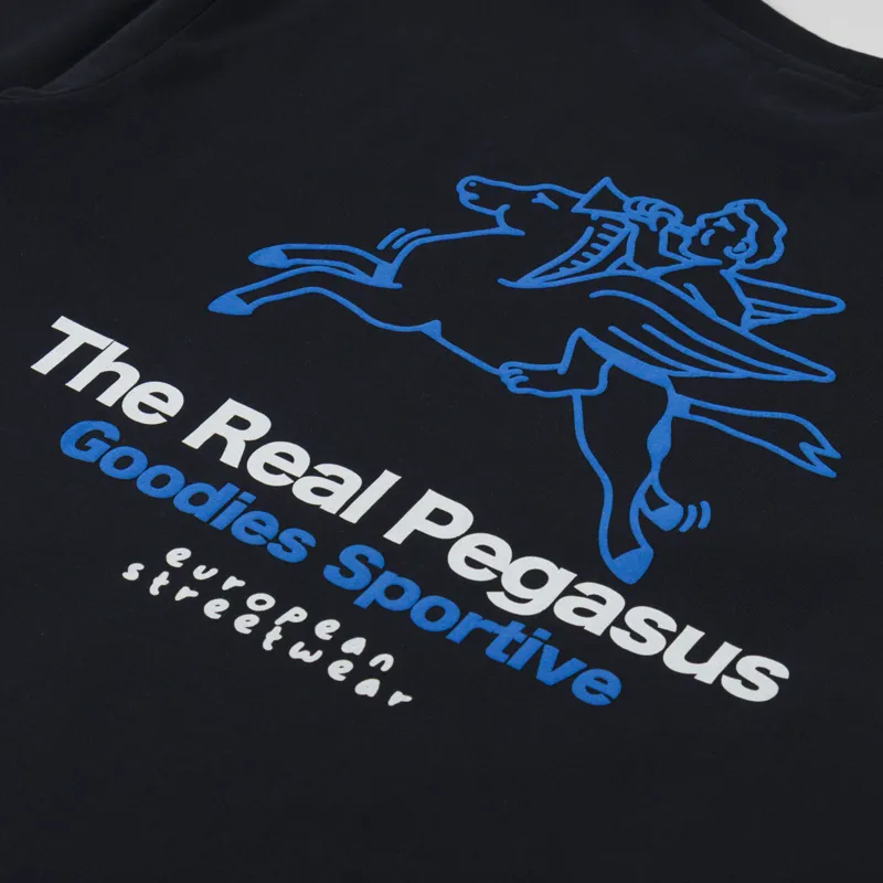 Goodies Sportive Real Pegasus T Shirt Black-4
