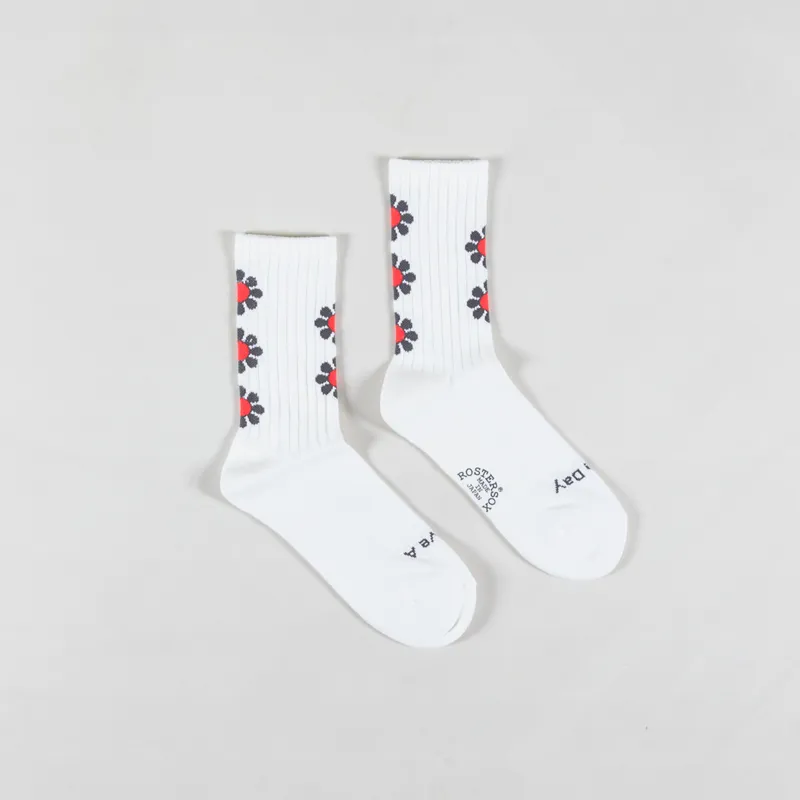 Rostersox Peace Sock White