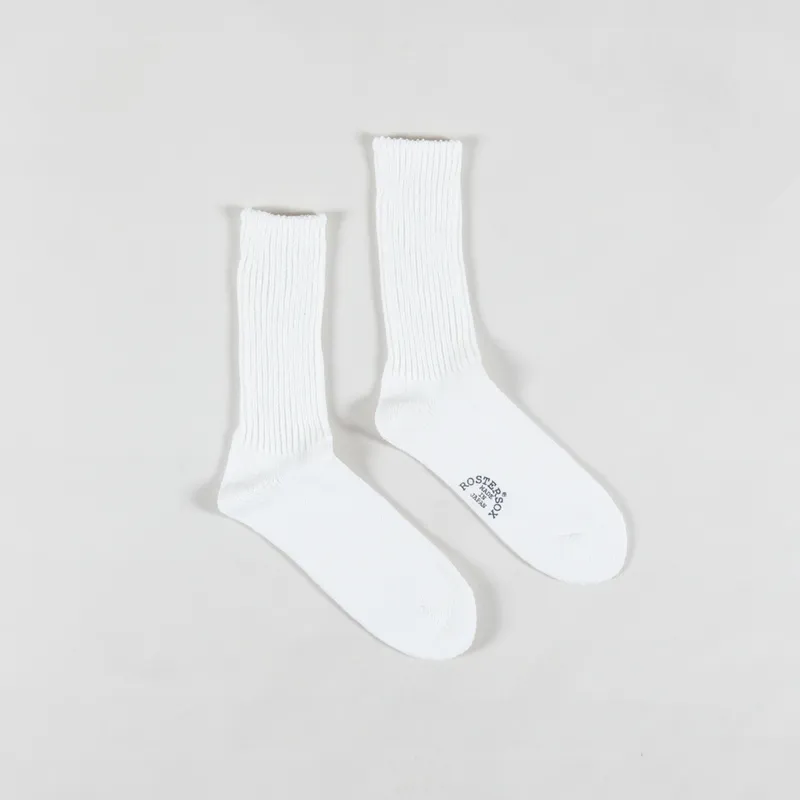 Rostersox Boston Socks White