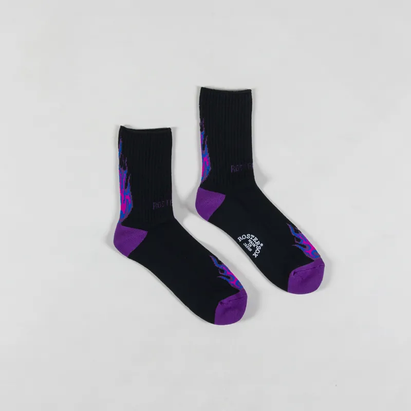Rostersox Fire Sock Purple