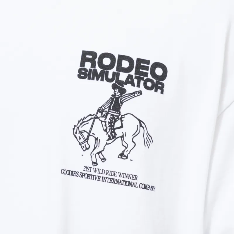 Goodies Sportive Rodeo Simulator T Shirt White-4