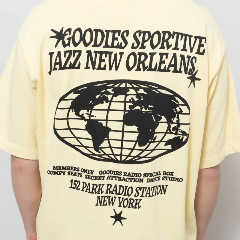 Goodies Sportive Radio Station T Shirt Yellow-5