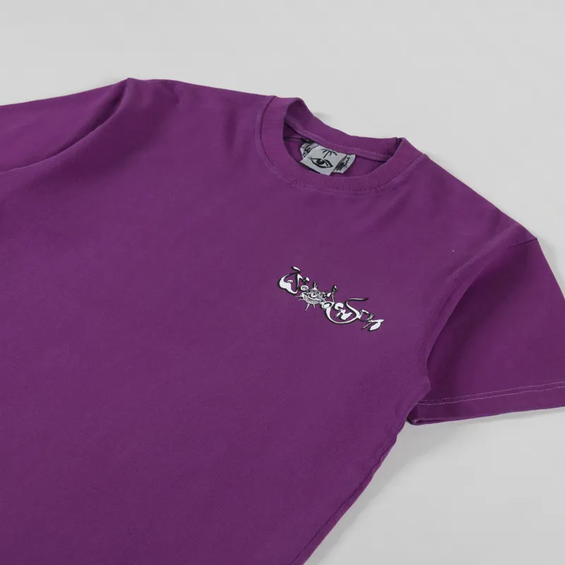 Woodensun Retired Hippies T Shirt Purple-3