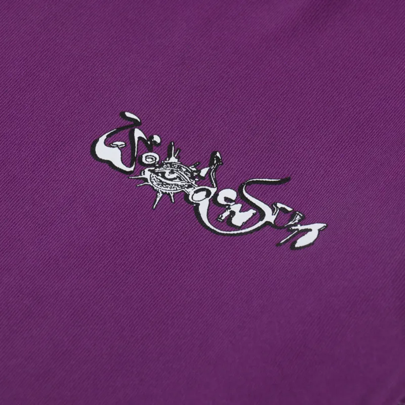 Woodensun Retired Hippies T Shirt Purple-5