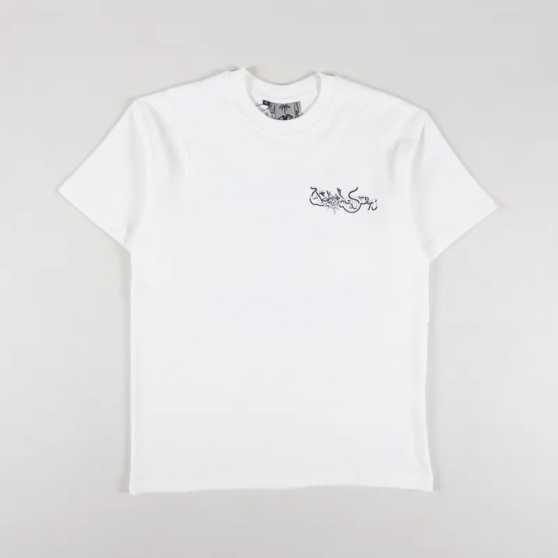 Woodensun Retired Hippies T Shirt White-1