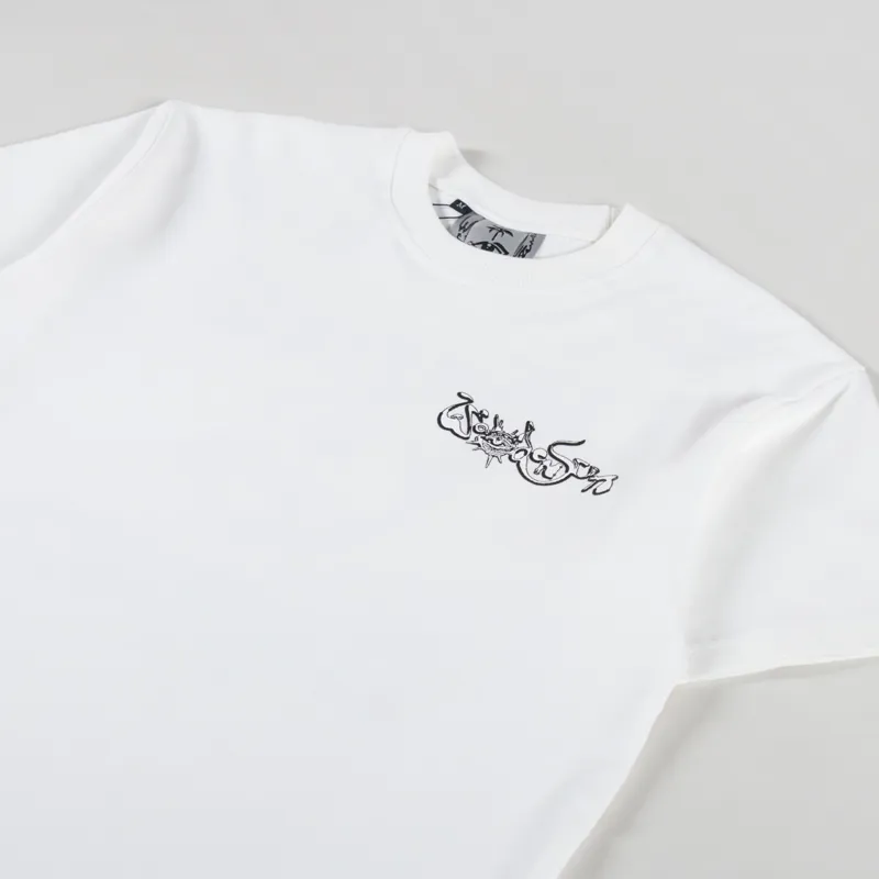 Woodensun Retired Hippies T Shirt White-3