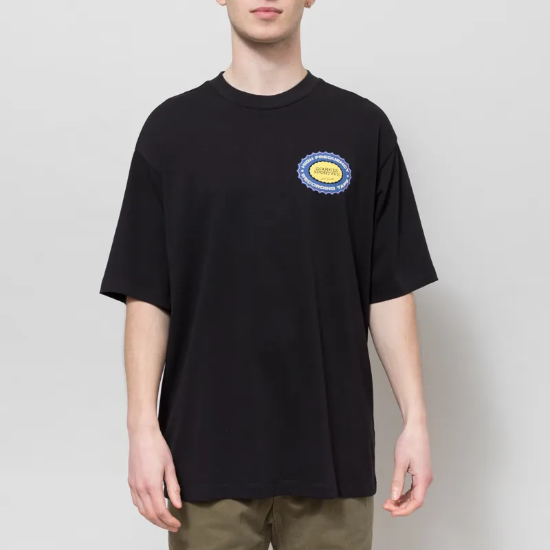 Goodies Sportive Recording Tape T Shirt Black-2