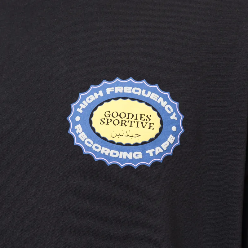 Goodies Sportive Recording Tape T Shirt Black-4