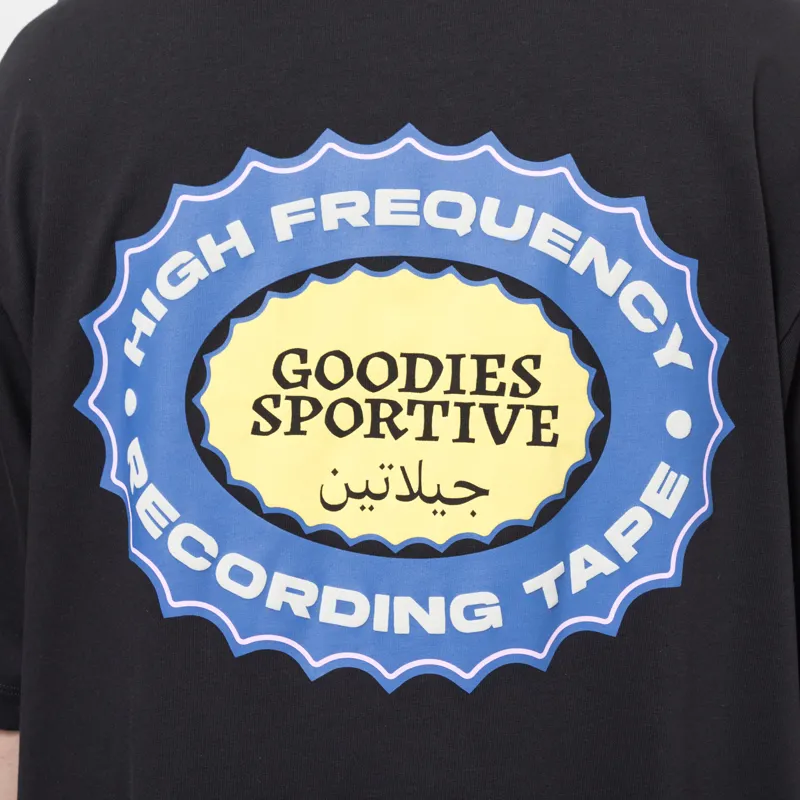 Goodies Sportive Recording Tape T Shirt Black-5