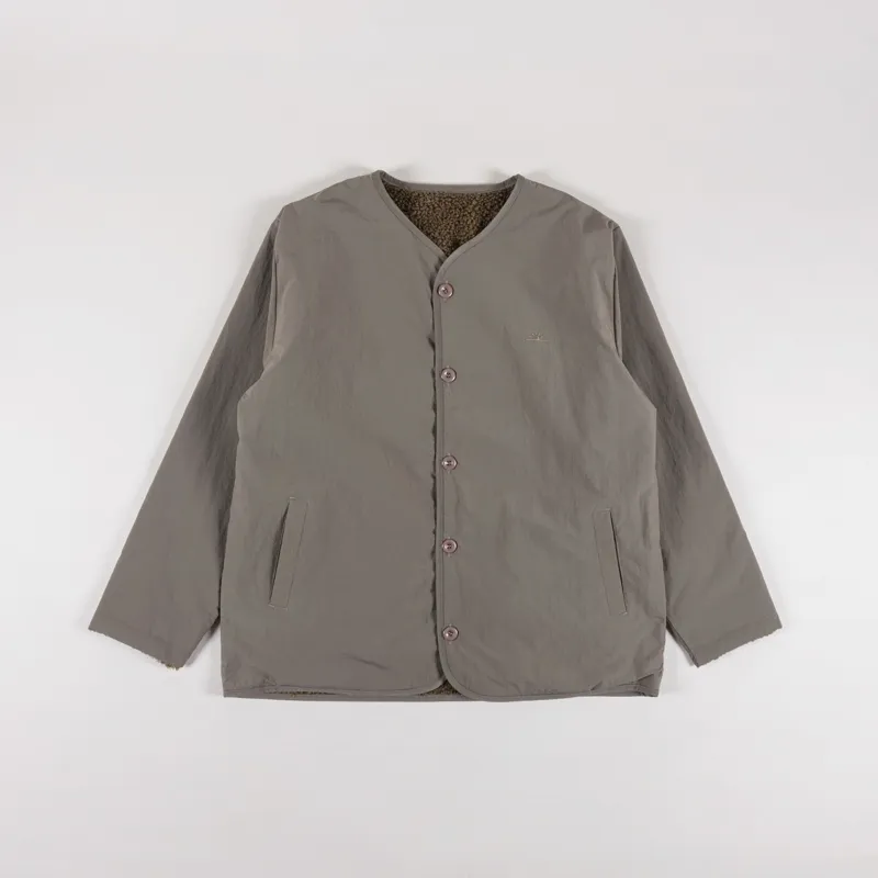 Kappy Design Reversible Fleece Jacket Khaki