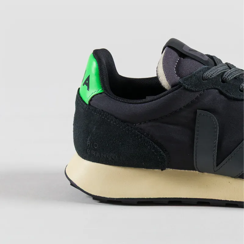 Veja Womens Rio Branco II Lite Nolyn Shoes Black Graphite-4