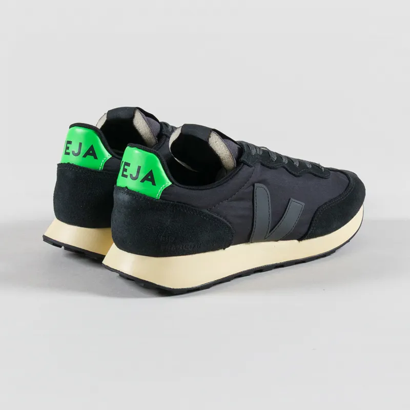 Veja Womens Rio Branco II Lite Nolyn Shoes Black Graphite-1