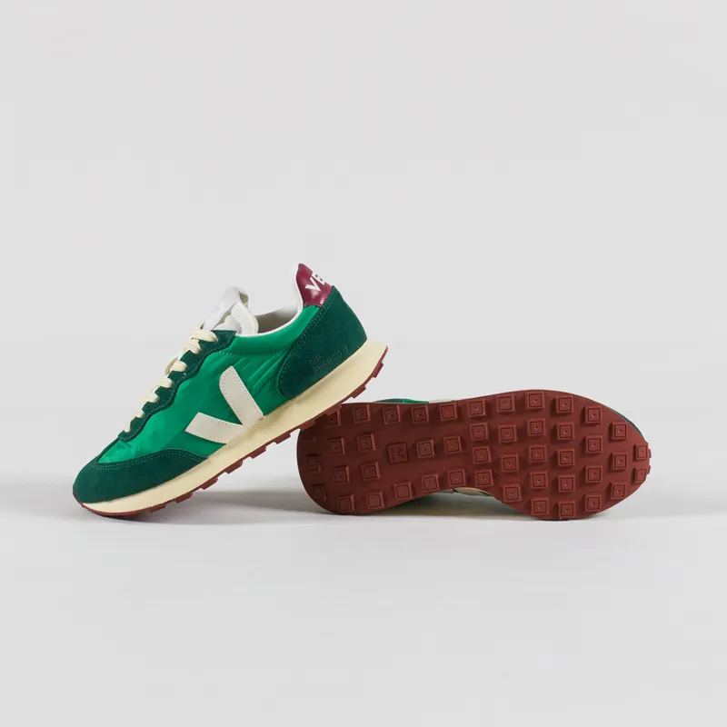 Veja Womens Rio Branco II Lite Nolyn Shoes Emeraude Pierre Poker-3